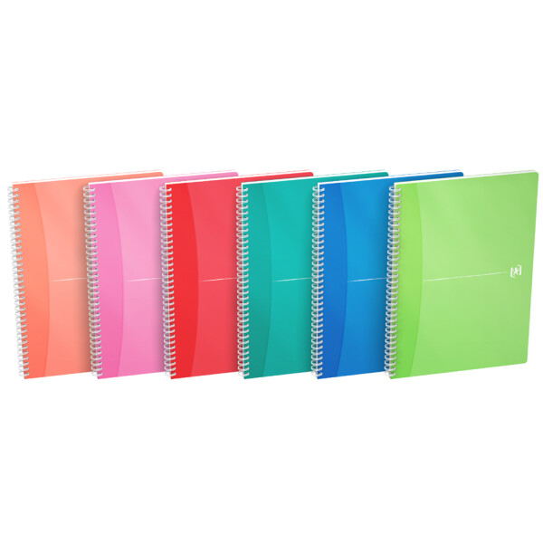 Oxford Collegeblock "My Colours", DIN A4, kariert, 90 Blatt