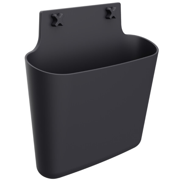 PAPERFLOW Wand-Prospekthalter XL, 1 Fach, DIN A4, weiß