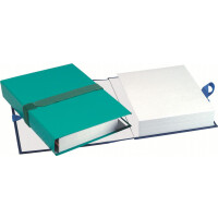 EXACOMPTA Dokumentenmappe mit Klettverschluss, blau