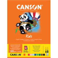 CANSON Tonpapierblock Kids, 240 x 320 mm, 185 g qm, 10 Blatt