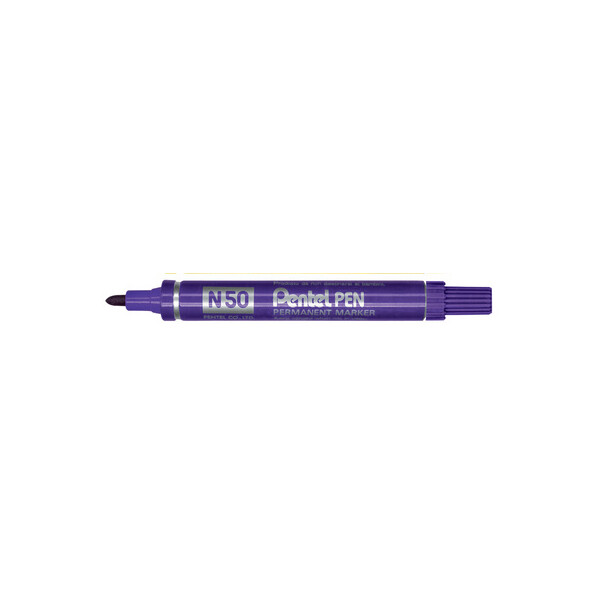 Pentel Permanent-Marker N50, blau, Rundspitze