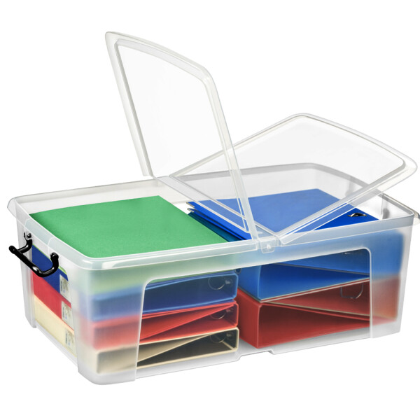 CEP Aufbewahrungsbox strata, 24 Liter, transparent