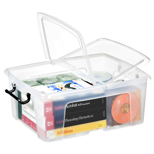 CEP Aufbewahrungsbox strata, 24 Liter, transparent