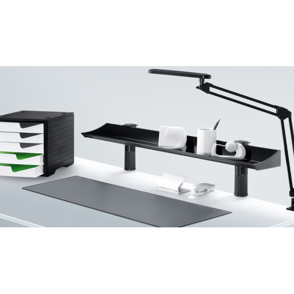 Hansa Schreibtischbrücke Uno Top Board, schwarz