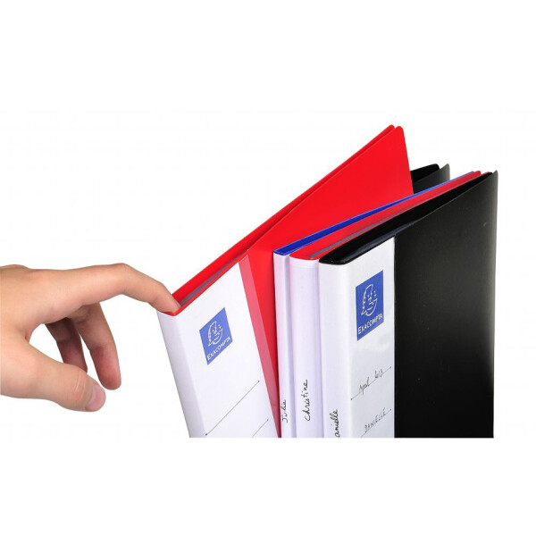 EXACOMPTA Sichtbuch, DIN A4, PP, 40 Hüllen, schwarz