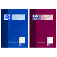 Oxford Aufgabenheft, DIN A5, 48 Blatt, farbig sortiert