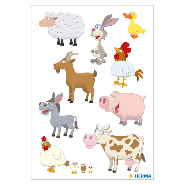 HERMA Sticker DECOR "Bauernhoftiere"
