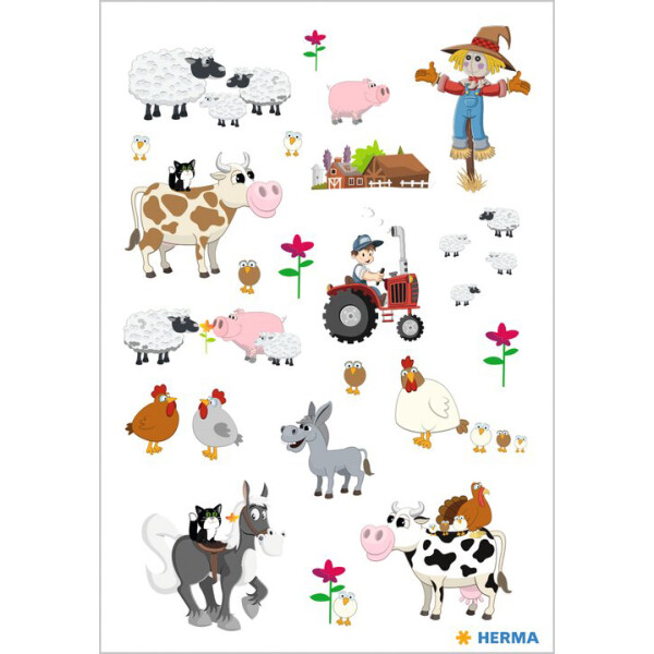 HERMA Sticker DECOR "Bauernhoftiere"
