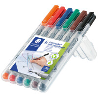 STAEDTLER Lumocolor NonPermanent-Marker 315M, 6er Etui