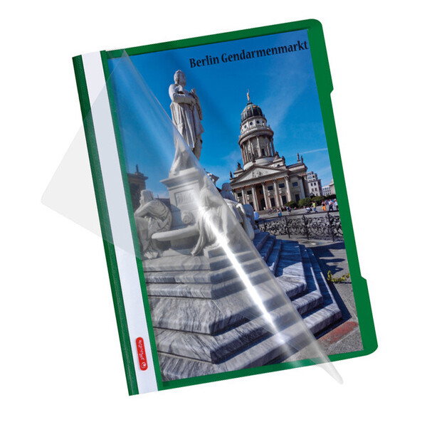 herlitz Schnellhefter "Quality", DIN A4, PP-Folie, blau