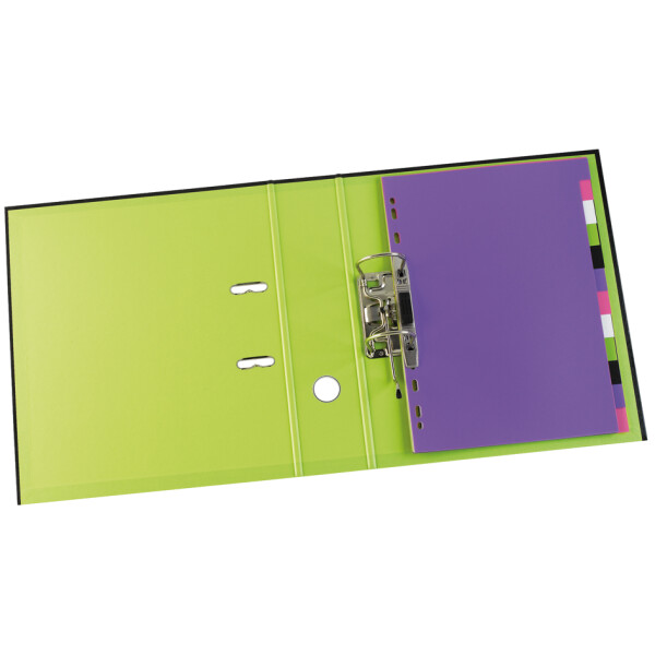 Oxford Kunststoff-Register myColour, A4, 12-teilig, blanko