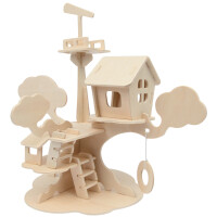 Marabu KiDS 3D Puzzle "Baumhaus", 37 Teile