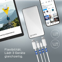 VARTA Powerbank "Energy", 10.000 mAh, weiß