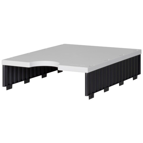 styro Aufbaueinheit styrodoc uno, 2 Fächer, schwarz schwarz