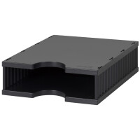 styro Aufbaueinheit styrodoc uno, 2 Fächer, schwarz schwarz