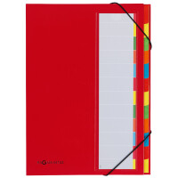 PAGNA Ordnungsmappe DESKORGANIZER Color, 7 Fächer, blau