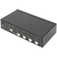 DIGITUS KVM Switch, 4-Port, Single-Display, 4K, HDMI
