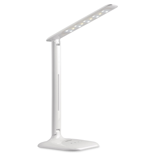 magnetoplan LED Tischleuchte Tropo, mit Standfuß, weiß