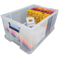 Fellowes Aufbewahrungsbox ProStore, 70 Liter, transparent