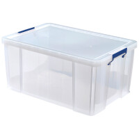 Fellowes Aufbewahrungsbox ProStore, 70 Liter, transparent