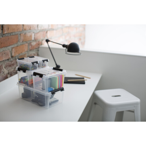 smartstore Aufbewahrungsbox CLASSIC 4 L, Clips: schwarz
