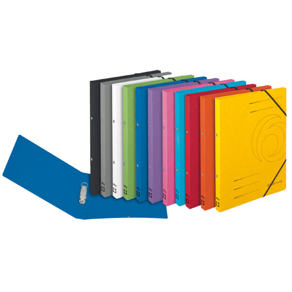 herlitz Ringhefter easyorga, A4, Karton, blau