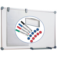 MAUL Weißwandtafel 2000 MAULpro - Komplett-Set, grau