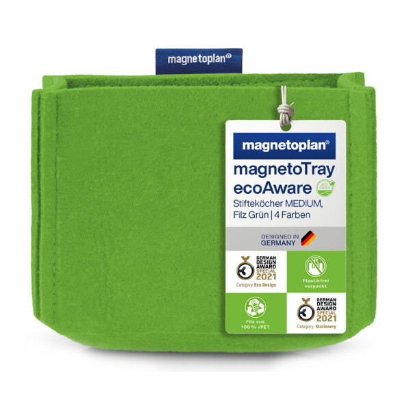 magnetoplan Stifteköcher magnetoTray, medium, rot