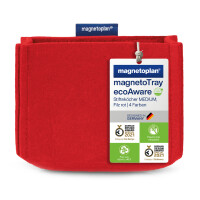 magnetoplan Stifteköcher magnetoTray, medium, rot
