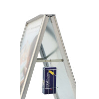 magnetoplan Plakatständer SP A2, silber silber eloxiert