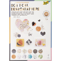 folia Designpapierblock "Hotfoil II", DIN A4, 165g qm, 12 Bl