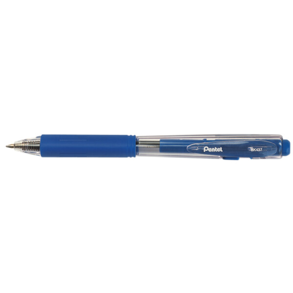 Pentel Druckkugelschreiber BK437, blau