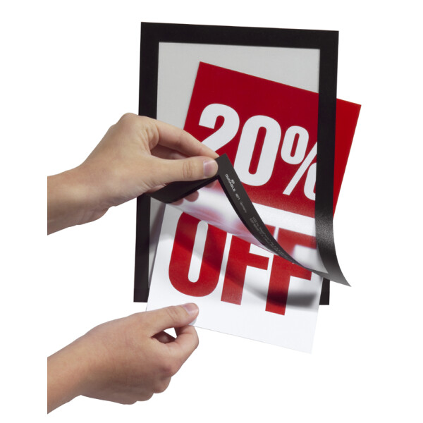 DURABLE Magnetrahmen DURAFRAME, DIN A5, schwarz