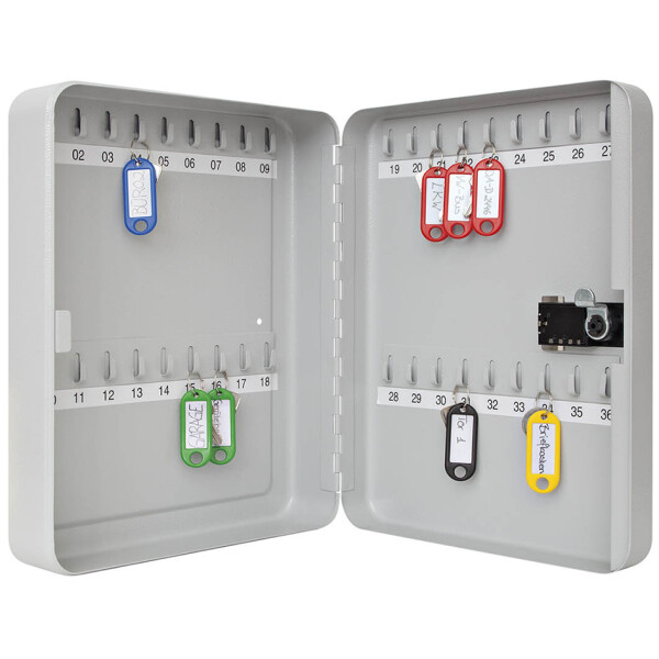 WEDO Schlüsselschrank mit mechanischem Zahlenschloss, für 36