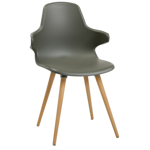 Topstar Besucherstuhl "T 2020", schwarz buche