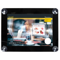 Securit Fenster-Plakatrahmen, DIN A3, schwarz