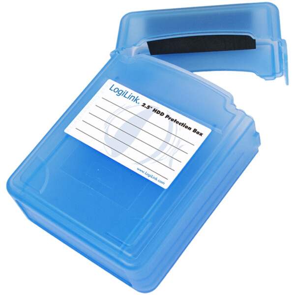 LogiLink HDD-Box für 2,5" Festplatten, blau