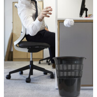 keeeper Papierkorb "jasper", aus PP, graphite