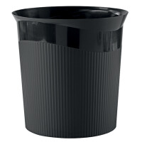 HAN Papierkorb Re-LOOP, Öko-Kunststoff, 13 Liter, schwarz
