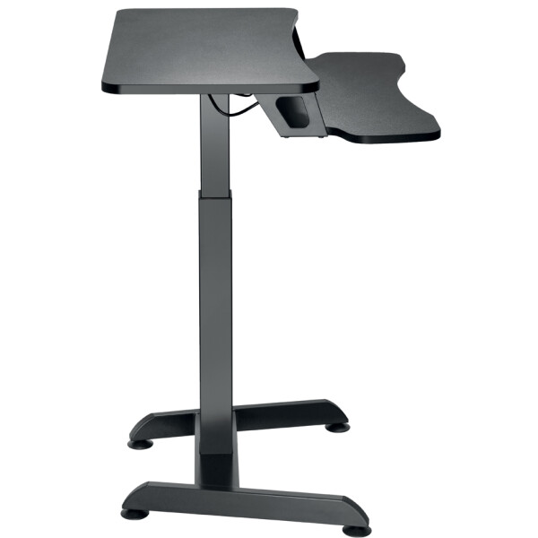 LogiLink Elektrischer PC-Sitz- Steh-Arbeitsplatz, anthrazit