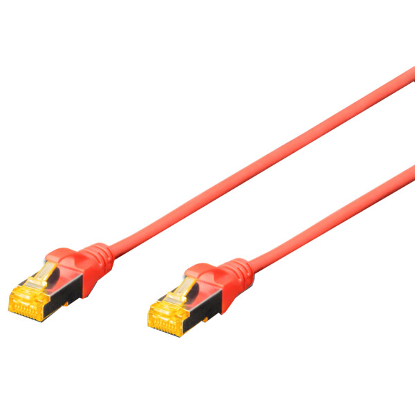 DIGITUS Patchkabel Kat. 6A, S FTP, 0,5 m, schwarz