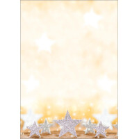 sigel Weihnachts-Motiv-Papier "Glitter Stars",...