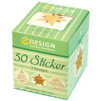 AVERY Zweckform ZDesign Weihnachts-Sticker auf Rolle