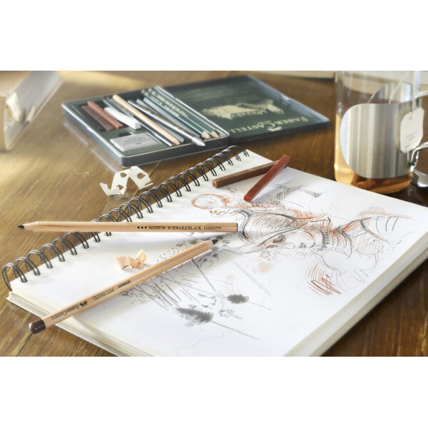 FABER-CASTELL Künstlerstift PITT OIL BASE, rötel