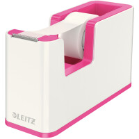 LEITZ Tischabroller WOW Duo Colour, bestückt, pink