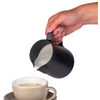 APS Milch- Universalkanne, Edelstahl schwarz, 0,35 l