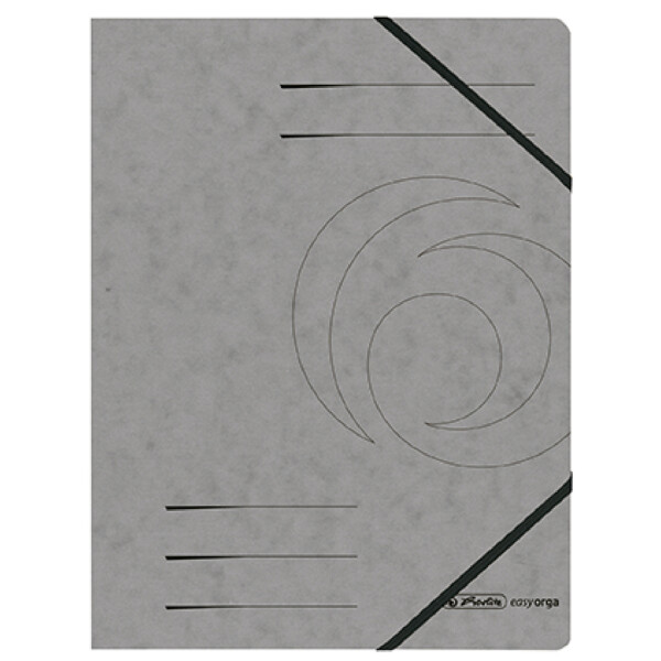 herlitz Eckspannermappe easyorga, A4, Karton, blau