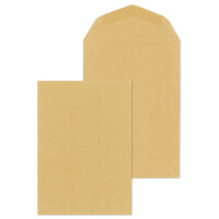 MAILmedia Lohntüten Lohnbeutel DIN C7, natron braun