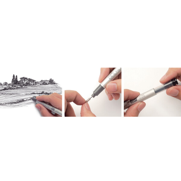 COPIC Fineliner MULTILINER SP, 0,1 mm, schwarz