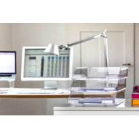 HAN Briefablage KLASSIK TRANSPARENT, DIN A4,blau-transparent